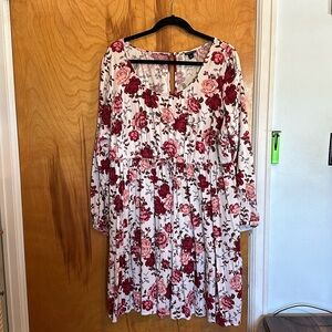 Tiered Floral Dress